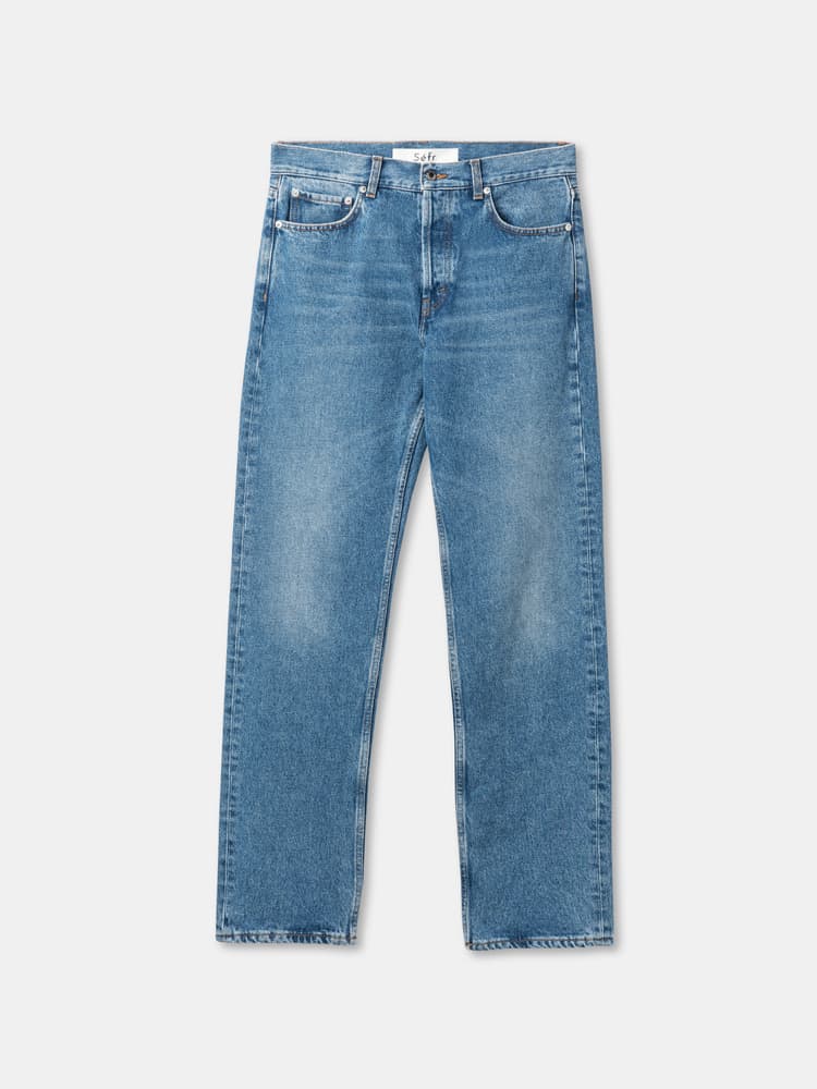 STRAIGHT CUT JEANS-0