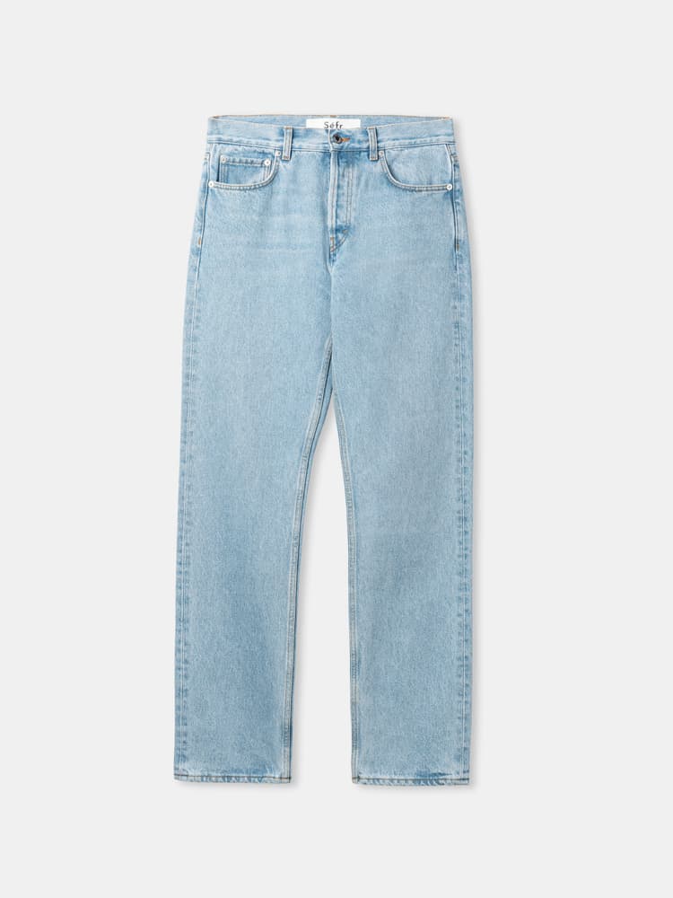 STRAIGHT CUT JEANS-0