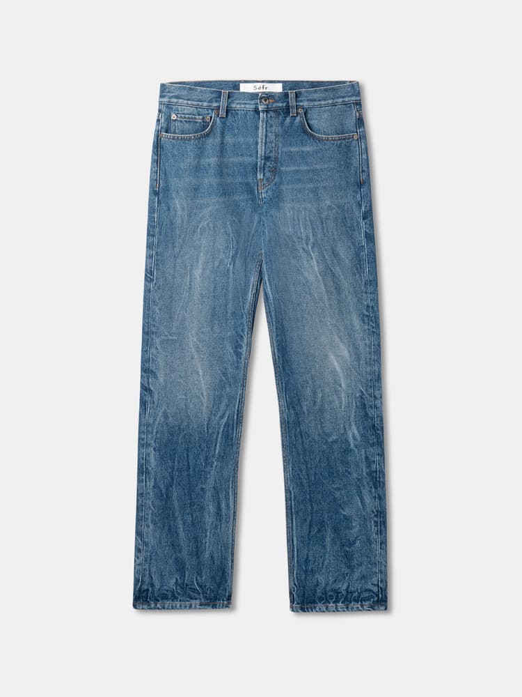 STRAIGHT CUT JEANS-0