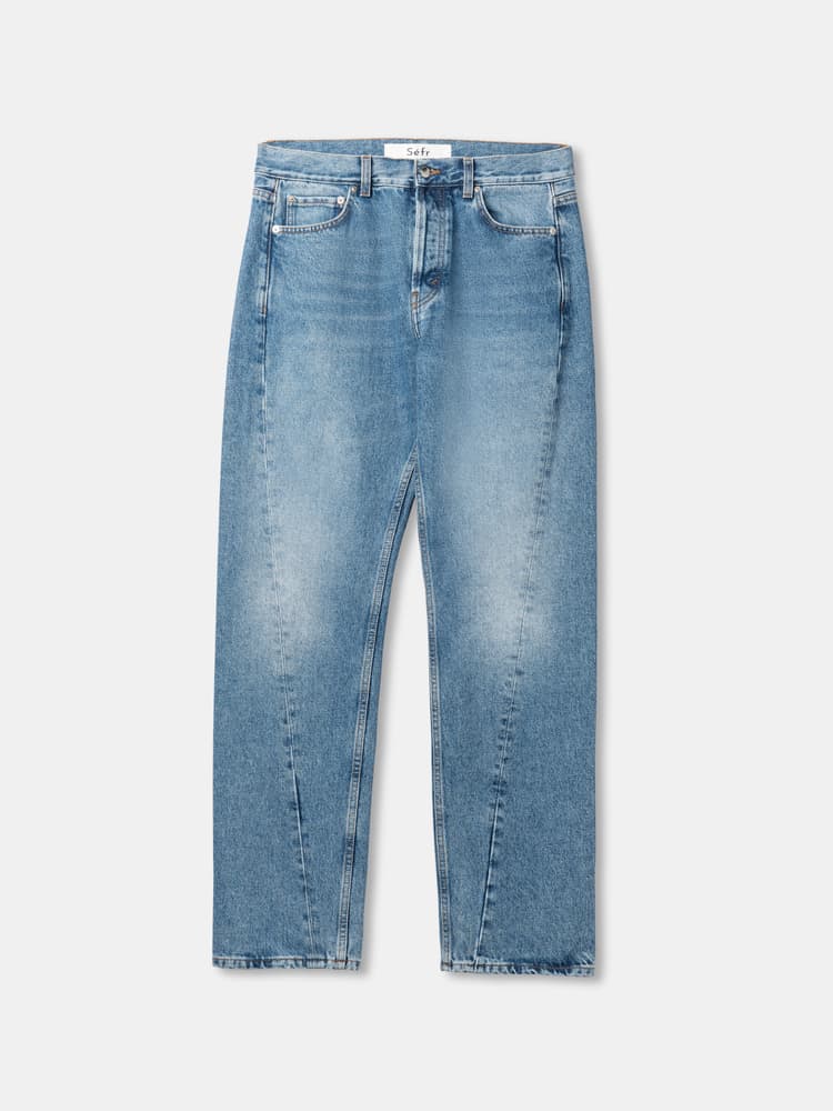 TWISTED CUT JEANS-0