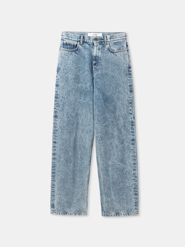 WIDE CUT JEANS-0